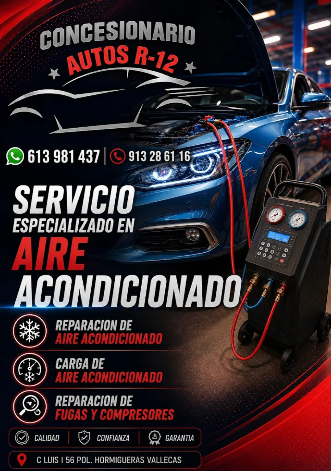 Concesionario Autos R12 en Madrid